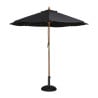 Parasol Zwart Rond Ø 3 M - Bolero - Fourniresto