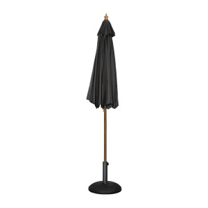 Parasol Zwart Rond Ø 3 M - Bolero - Fourniresto