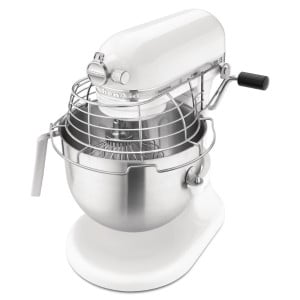 Professional White Mixer 6.9 L - KitchenAid - Fourniresto