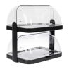 Refrigerated 2-Tier Display Stand with Foldable Lid 440 x 320 mm - APS - Fourniresto