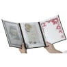 Crystal A4 Triple Menu Cover - Set of 3 - Securit - Fourniresto