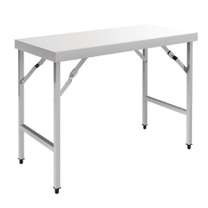 Opklapbare RVS tafel 1200 mm - Vogue - Fourniresto