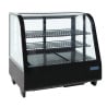 Toonbank Koelvitrine Zwart 100 L - Polar - Fourniresto