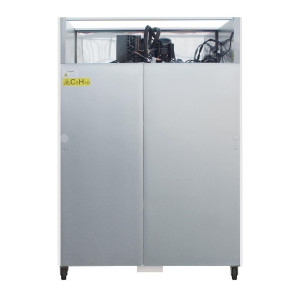 Positive Kühlvitrine Weiß Gn 2/1 Doppeltür 1200 L - FourniResto