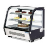 Zwarte Koelvitrine voor Toonbank - 120 L - Polar