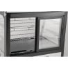 Schwarze Kühlvitrine für Theken - 120 L - Polar