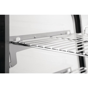 Zwarte Koelvitrine voor Toonbank - 120 L - Polar