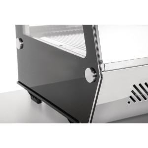 Zwarte Koelvitrine voor Toonbank - 120 L - Polar