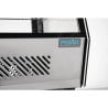 Schwarze Kühlvitrine für Theken - 120 L - Polar