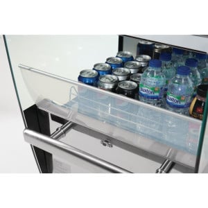 Toonbank Positieve Selfservice van Roestvrij Staal 220 L - Polar - Fourniresto