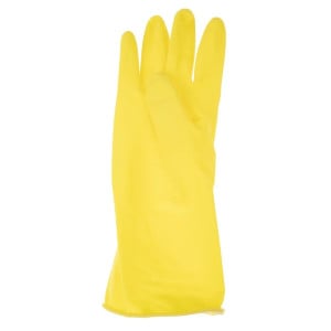 Gants Multi-Usages Jaunes Taille S - Jantex - Fourniresto