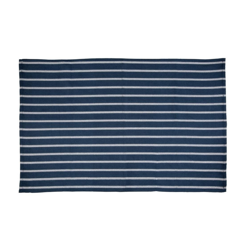 Keukendoek Marineblauw Gestreept Wit 457 x 711 mm - Vogue - Fourniresto