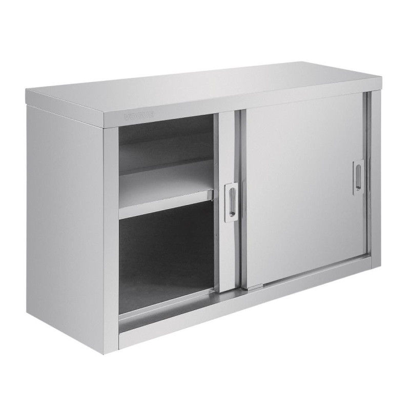 Stainless Steel Wall Cupboard 900 X 300 mm - Vogue - Fourniresto