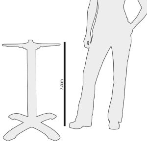 Tischfuß aus Gusseisen Ø 610 mm - Bolero - Fourniresto