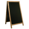 Stoepbord Teak 1200 x 680 mm - Securit - Fourniresto