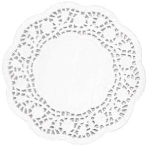 Round Paper Doily Ø 100 mm - Pack of 250 - Fiesta - Fourniresto