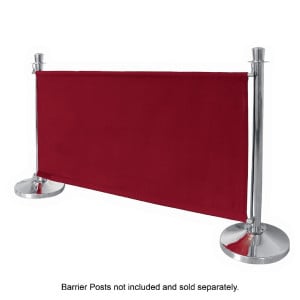 Rode Doek Barrière En Bevestigingen - Bolero - Fourniresto