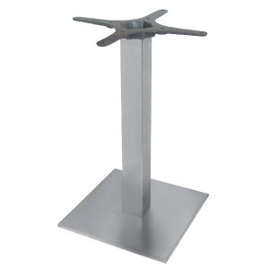 Pied De Table Carré En Inox 720 X 430 Mm - Bolero - Fourniresto