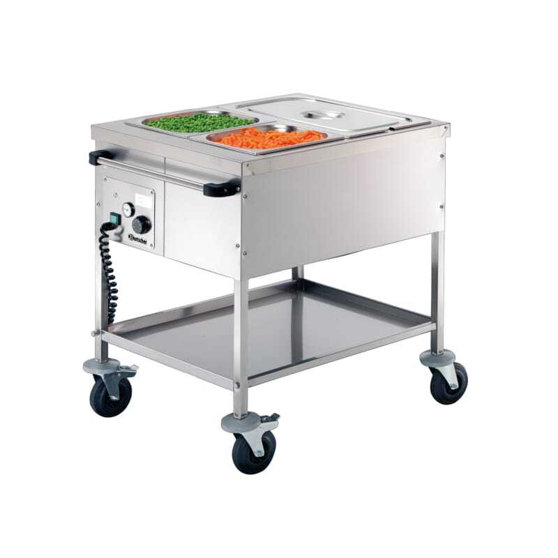 Bain-Marie zonder waterwagen - 2 GN 1/1