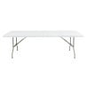 Folding Table White 2430 mm - Bolero - Fourniresto