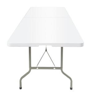 Opklapbare tafel in het midden wit 2430 mm - Bolero - Fourniresto