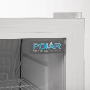 Kühlvitrine für Theke Weiß 1 Tür 88 L - Polar - Fourniresto