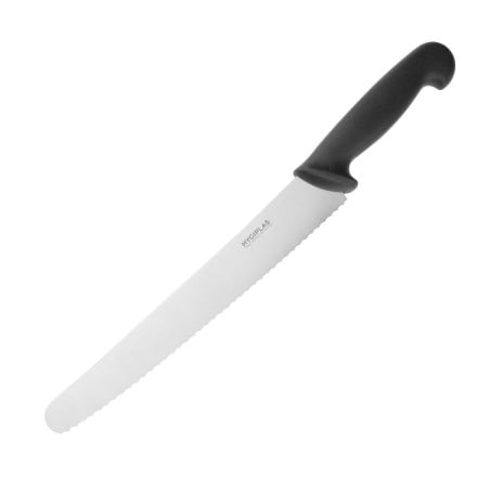 Black 25 cm Pastry Knife - Hygiplas - Fourniresto