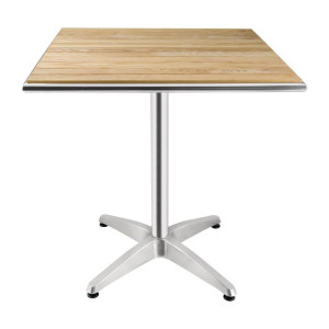 Table Carrée En Frêne 700 X 700 Mm - Bolero - Fourniresto