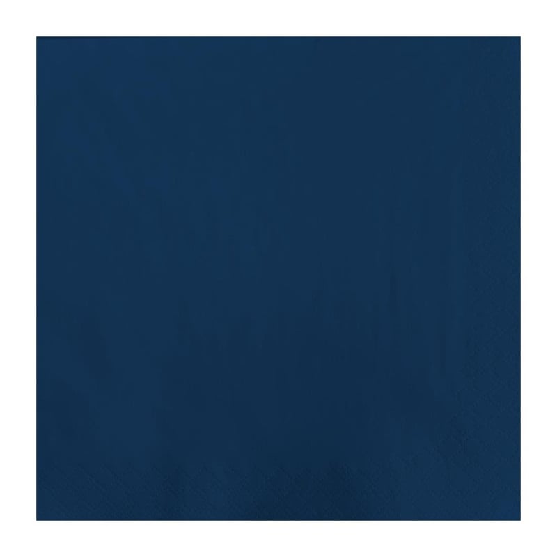 Blue 2-Ply Paper Table Napkin 300 x 300 mm - Pack of 1500 - FourniResto - Fourniresto