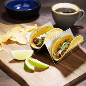 Support pour 2 Tacos en Inox  - Olympia - Fourniresto