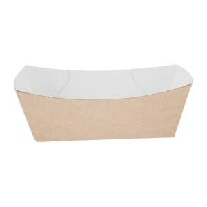 Small Compostable Kraft Food Tray 87 x 124 mm - Pack of 500 - Colpac - Fourniresto