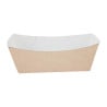 Small Compostable Kraft Food Tray 87 x 124 mm - Pack of 500 - Colpac - Fourniresto