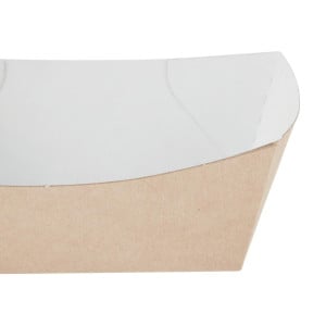 Petite Barquette Alimentaire en Kraft Compostable 87 x 124 mm - Lot de 500 - Colpac - Fourniresto