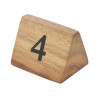 Wooden Table Numbers from 1 to 10 - Olympia - Fourniresto