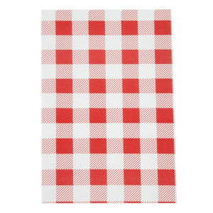 Vetvrij Vichy Rood Papier 190 x 310 mm - Set van 200 - FourniResto - Fourniresto