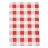 Greaseproof Paper Vichy Red 190 x 310 mm - Pack of 200 - FourniResto - Fourniresto