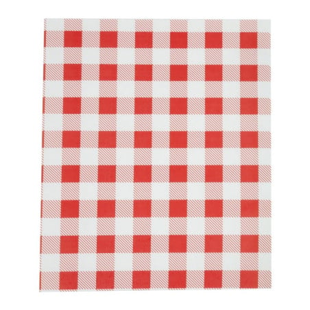 Papier Ingraissable Vichy Rouge 310 x 380 mm - Lot de 200 - FourniResto - Fourniresto