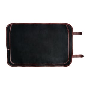 Knife Roll in Black Canvas 9 Slots - FourniResto - FourniResto