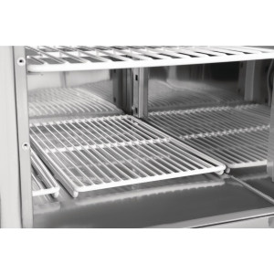 Refrigerated 3-Door Pizza Preparation Counter 368 L - Polar - Fourniresto