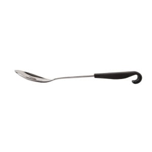 Perforated Serving Spoon Black Handle Stainless Steel 340 mm - Vogue - Fourniresto