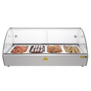 Toonbank voor zelfbediening met verwarming Slim 220L - Buffalo - Fourniresto