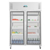 Koelvitrine Positief Enkel GN 2/1 Serie G 600 L - Polar - Fourniresto