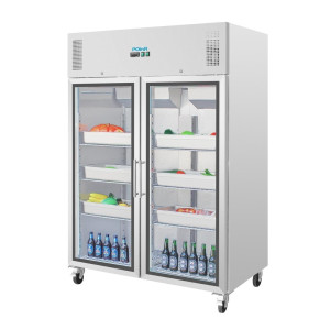 Koelvitrine Positief Enkel GN 2/1 Serie G 600 L - Polar - Fourniresto