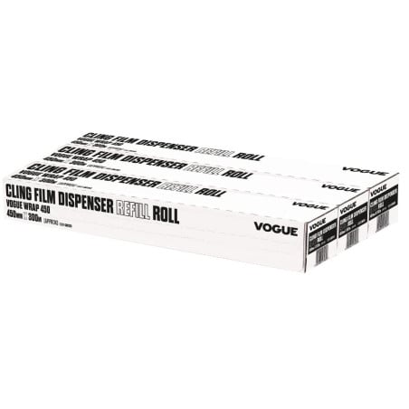 Rouleaux de Film Alimentaire pour Distributeur Wrap450 - Lot de 3 - Vogue - Fourniresto