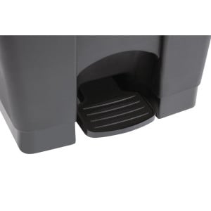 Black 45L Pedal Kitchen Bin - Jantex - Fourniresto