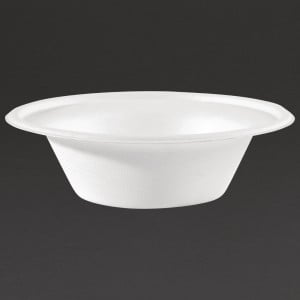 Komposteerbare kommen van bagasse 151mm - Set van 50 - Fiesta Green - Fourniresto