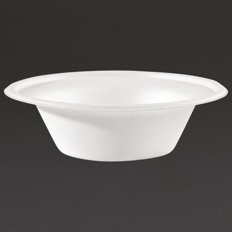 Komposteerbare kommen van bagasse 151mm - Set van 50 - Fiesta Green - Fourniresto