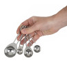 Set of Measuring Spoons - Pack of 4 - Kitchen Craft - Fourniresto