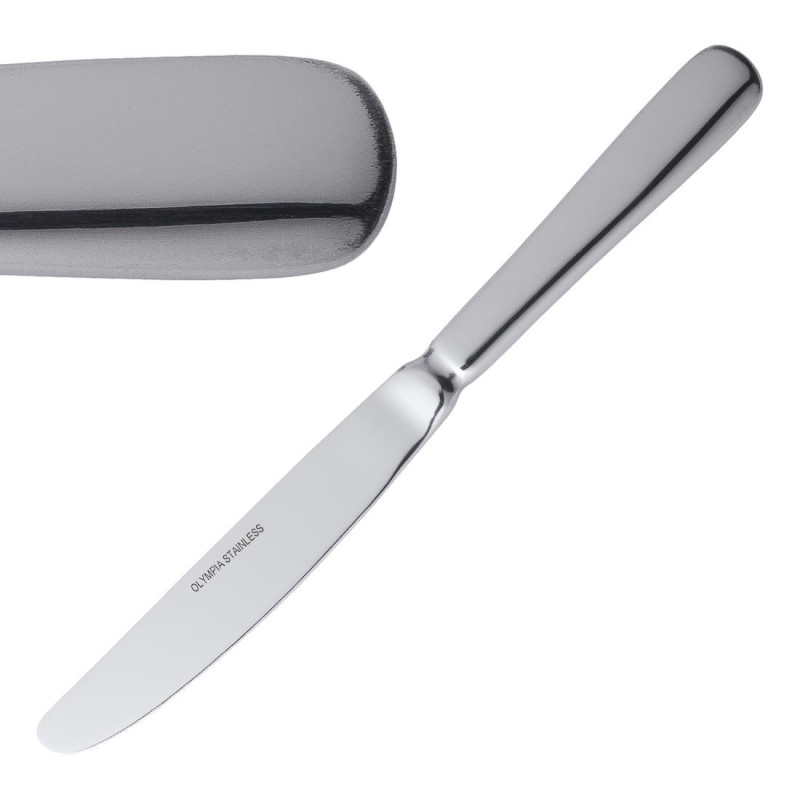 Table Knife Baguette - Set of 12 - Olympia - Fourniresto Table Knife Baguette - Set of 12 - Olympia - Fourniresto