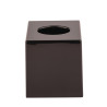 Square Black Plastic Tissue Box - Bolero - Fourniresto